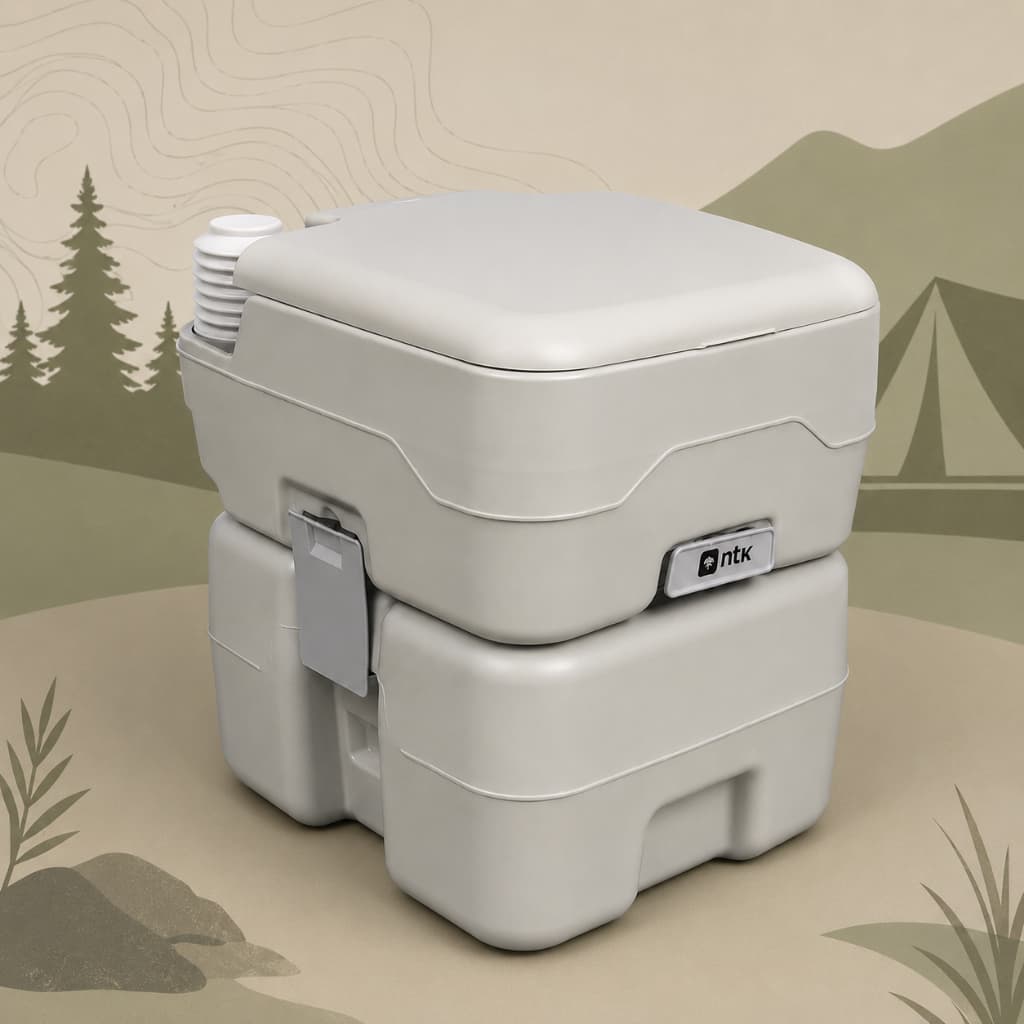 Banheiro Químico Ecocamp 20L Vaso Sanitário Camping Portátil Nautika