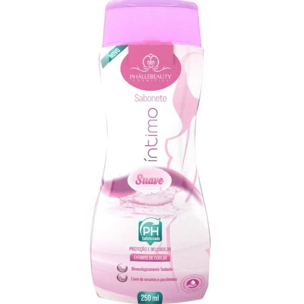 Sabonete Íntimo Suave Extrato de Cereja Phállebeauty 250ml