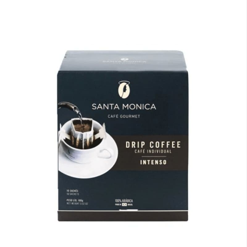 Drip Coffee Santa Monica Intenso 100g – 10 Sachês – Café Gourmet 100% Arábica