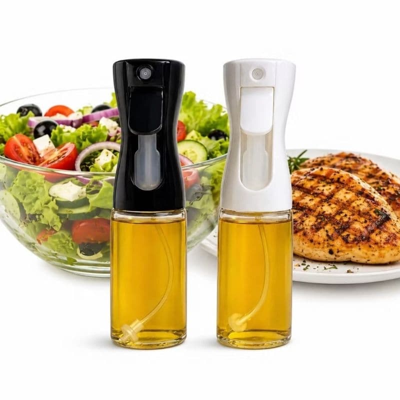 Borrifador Spray de Azeite Óleo 200ml Pulverizador Culinário para Cozinha Vinagreiro Dosador