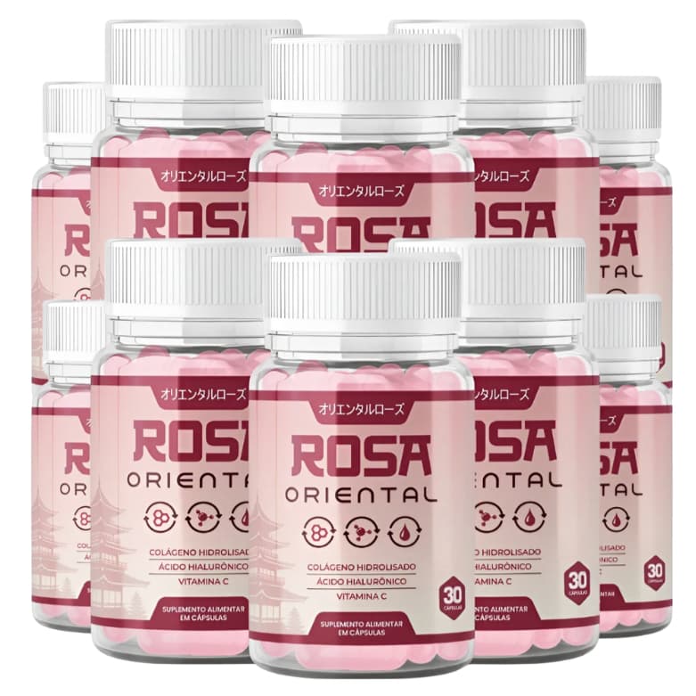 Rosa Oriental - 12 Potes - Cuidados Com A Pele - S. Alimentar