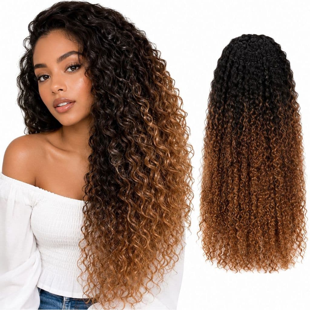 Peruca Front Lace Cacheada Orgânica Alça Regulável 75cm