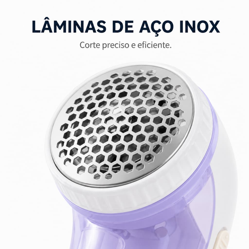 Removedor de Bolinhas Elétrico para Roupas Tira Fiapos Papa Bolinhas Portátil com Reservatório