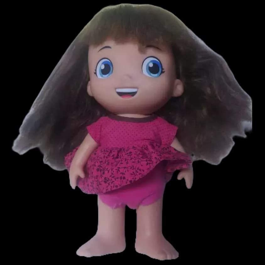 Gi Neto Articulada Com Som Rosita Boneca Vinil Infantil