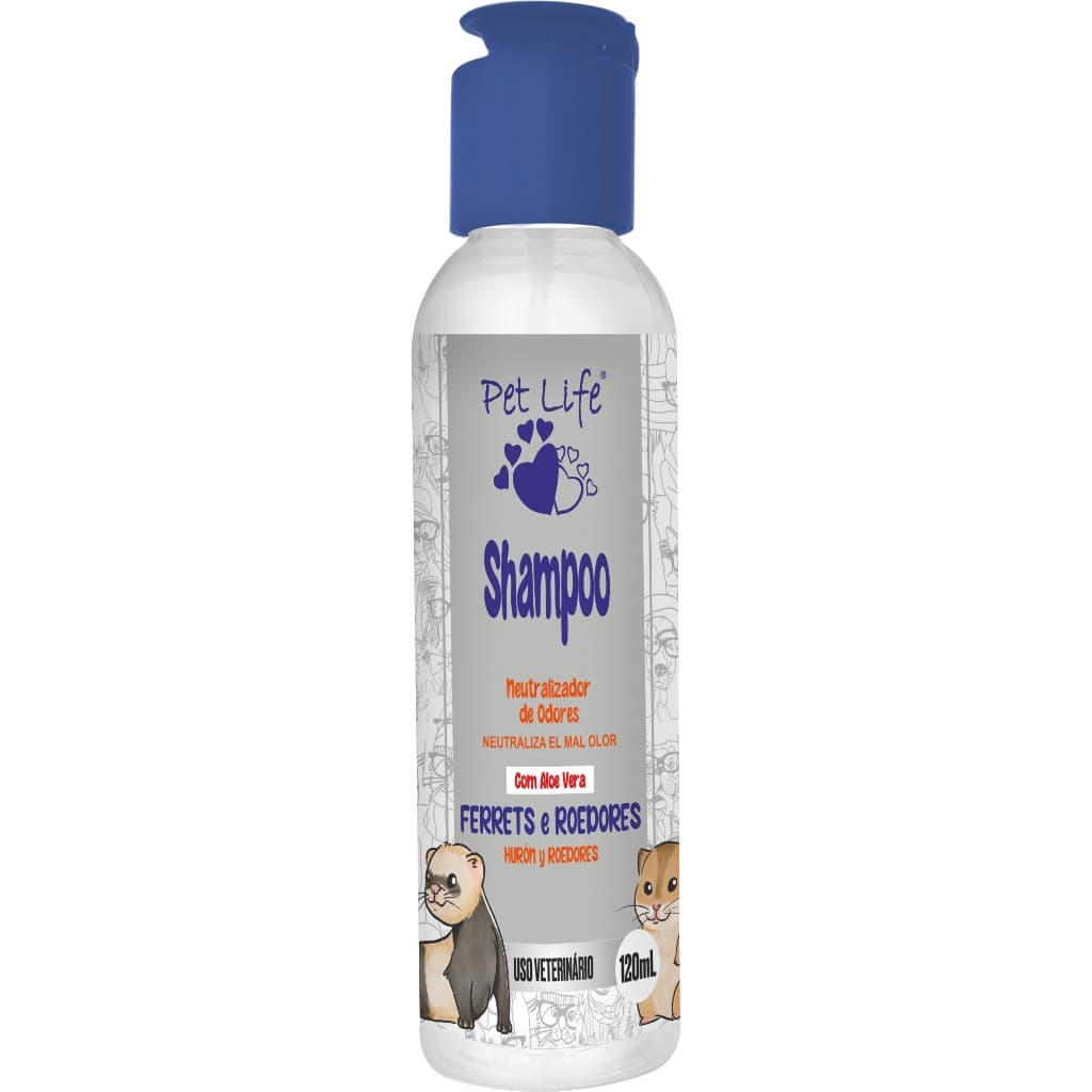 Shampoo Ferrets e Roedores Pet Life – 120 mL