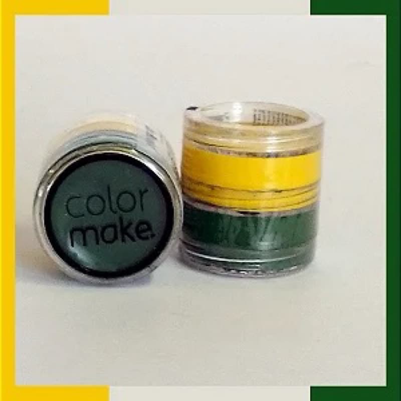 Tinta Facial ColorMake Verde e Amarela