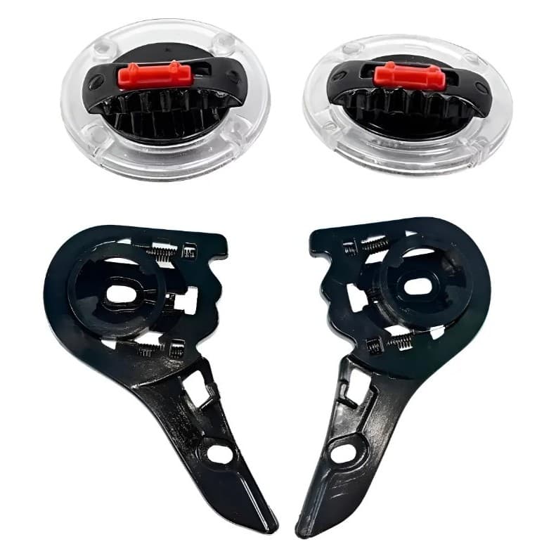 REPARO SUPORTE BOTÃO LS2 FF358/FF396 TRIBAL DRAZE XDRON STARWAR ULTRA PRETO TRANSPARENTE