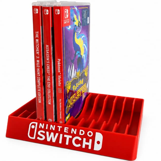 Suporte Organizador De Jogos Nintendo Switch Porta 12 Jogos