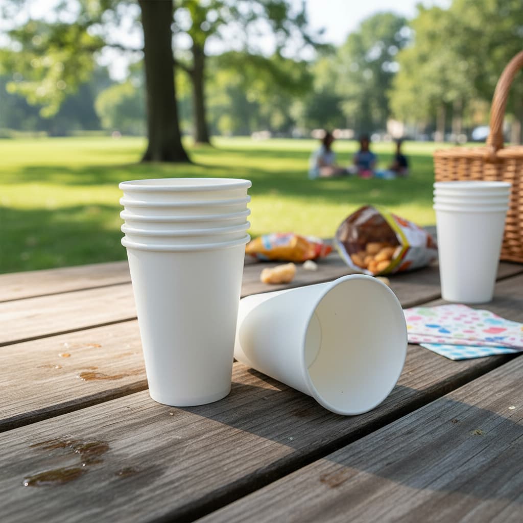 Copo De Papel Biodegradável Térmico 300ml 100 Unidades Copos Descartáveis Ecológicos Para Café Suco Festa Goldgreen