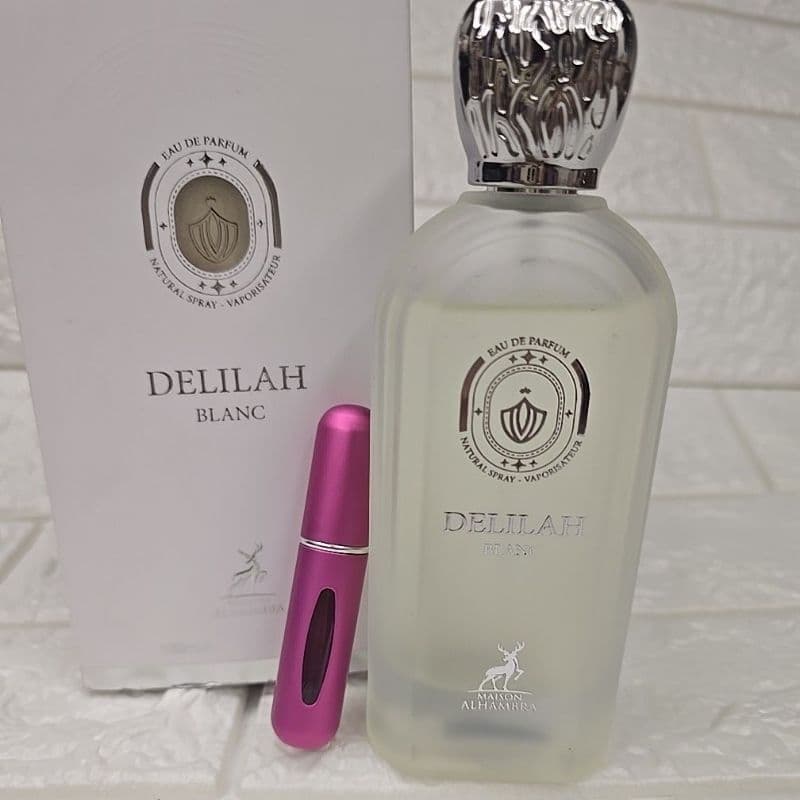 Perfume Feminino Delilah Blanc Maison Alhambra - Frescor, Suavidade e Toque Adocicado