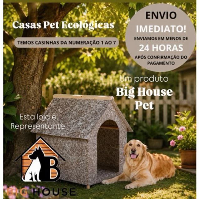 Casa/casinha para cachorro madeira ecológica durável e resistente modelo Desmontável Nº1