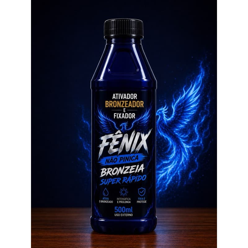 Bronzeador ativador e fixador fenix nao pinica 500ml