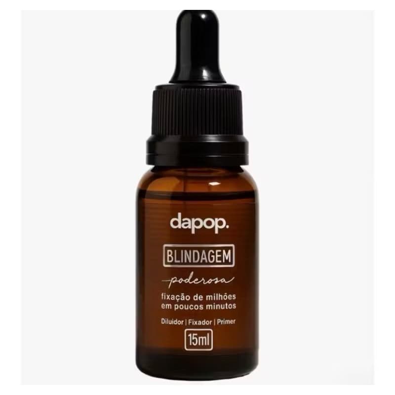 Blindagem Dapop 15ml - Primer, Diluidor e Fixador para Maquiagem com Alta Fixação e Proteçãof