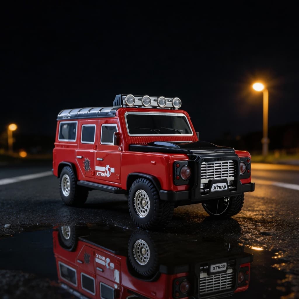 Caixa de Som Bluetooth Formato Carro Off-Road Som Potente Com Design Divertido de Carro de Aventura