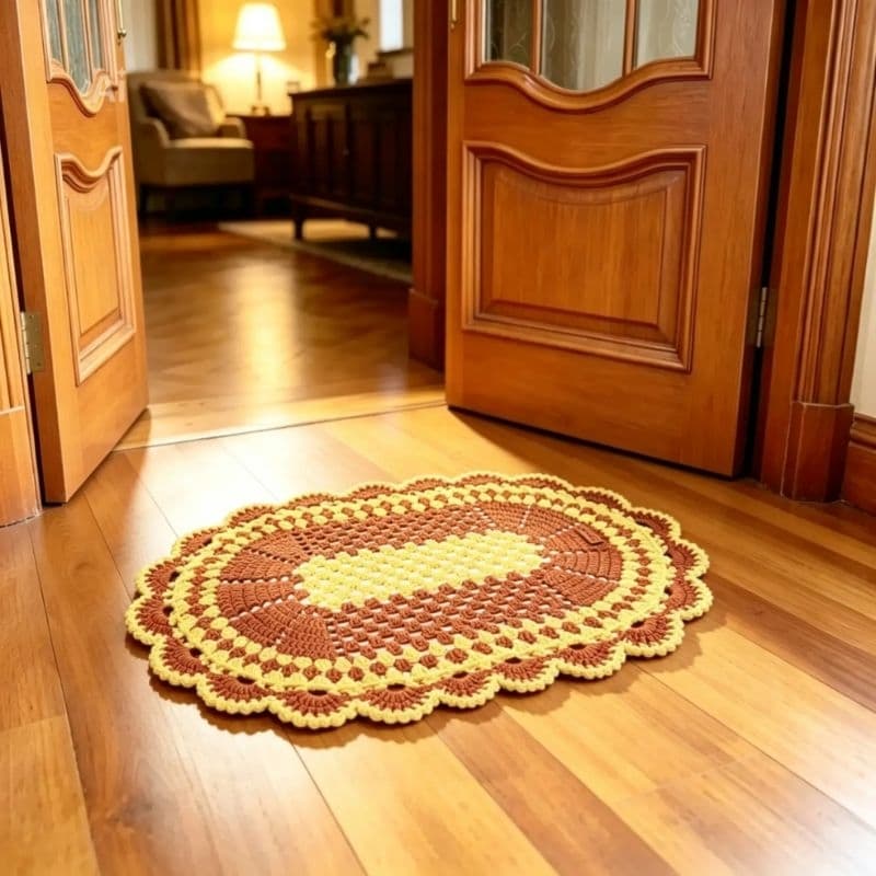 Tapete de Porta 65x45 Para Quarto Banheiro ou Cozinha