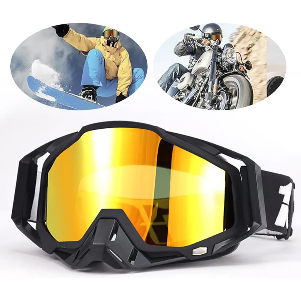 Motocross Tactical Ski Goggles Anti Fog Óculos de Proteção C85/C91 Cx-211 Novo