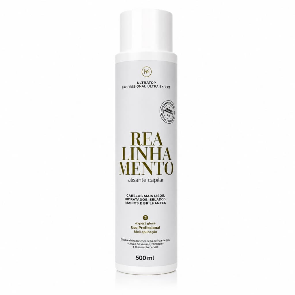 Progressiva Orgânica Mio Capelli 500ml Redução de Volume Realinhamento Capilar Anti Frizz