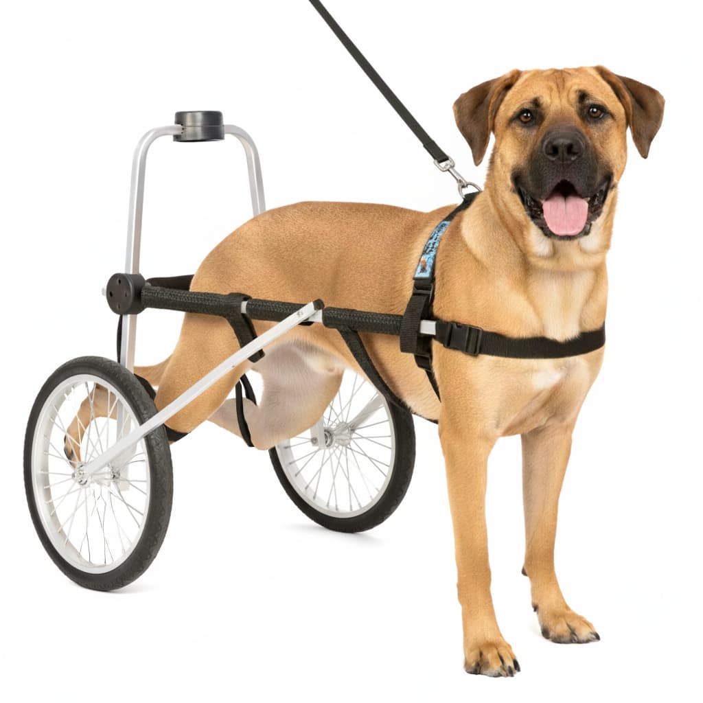 Cadeira 2 Rodas Tamanho XXG Cachorro Traseira Regulável Deficiente Paraplégico