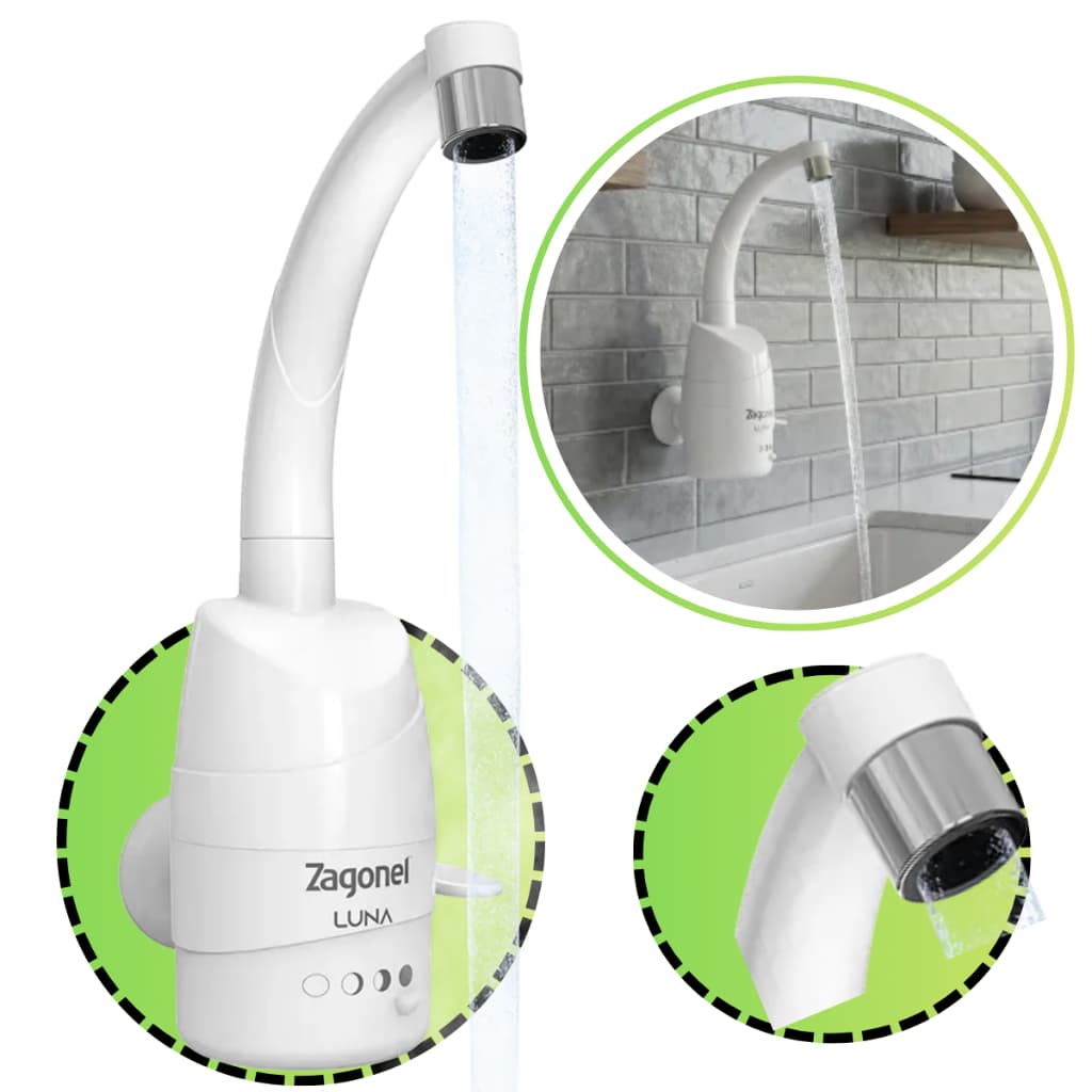 Torneia Eletrica Parede Luna Branca 127v/220v 5500w