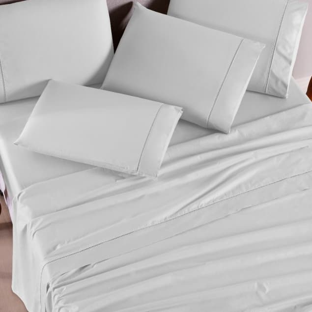 Jogo Lençol King Hotel Luxo 4 Peças 100% Algodão 400 Fios Toque Macio e Confortável - Branco