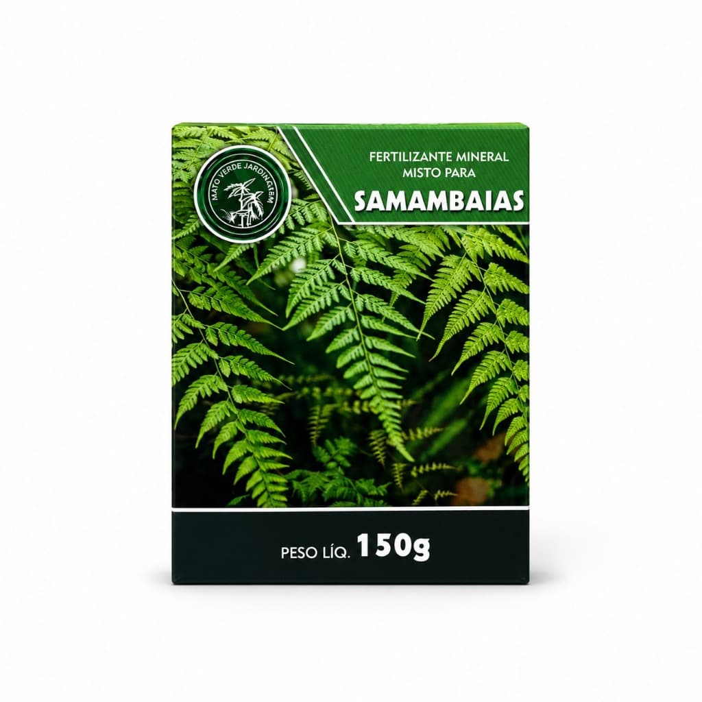 Fertilizante para Samambaia Mineral Misto Adubo para Plantas Mato Verde Jardinagem 150g