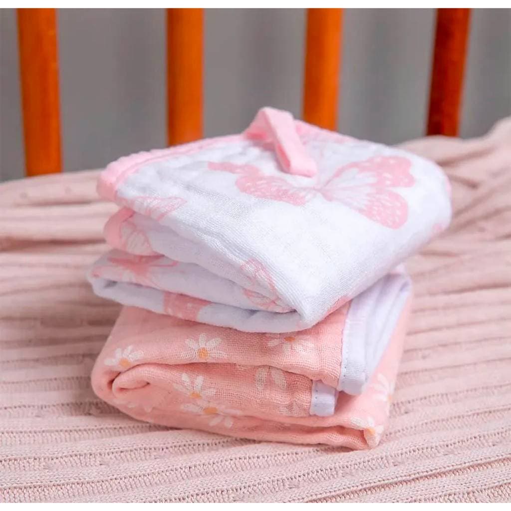 Kit Pano De Boca Soft 40x40 C/ Prendedor De Chupeta Papi - Babete