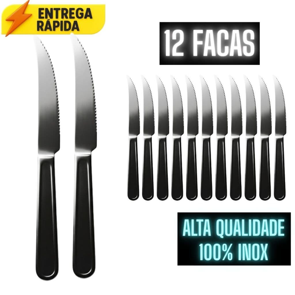 Facas - Talheres de INOX  - Utensílios para cozinha