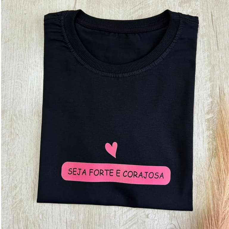 T-SHIRT FEMININA | 100% ALGODÃO FIO 30.1 BLUSA | MODELAGEM SOLTINHA (NÃO É BABY LOOK) | BLUSA BASICA CAMISETA