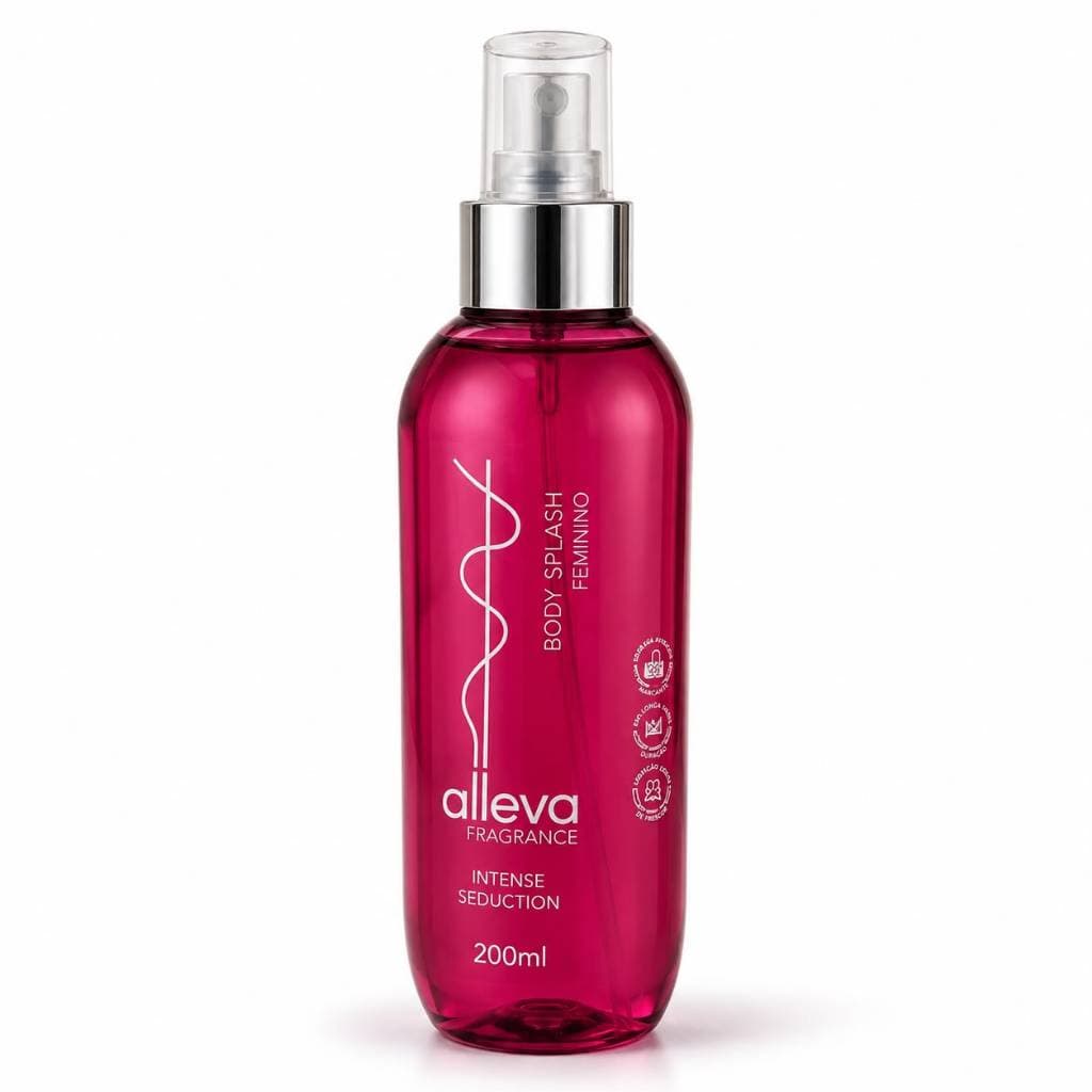Body Splash Alleva Intense Seduction 200ml – Floral Adocicado Feminino Longa Duração
