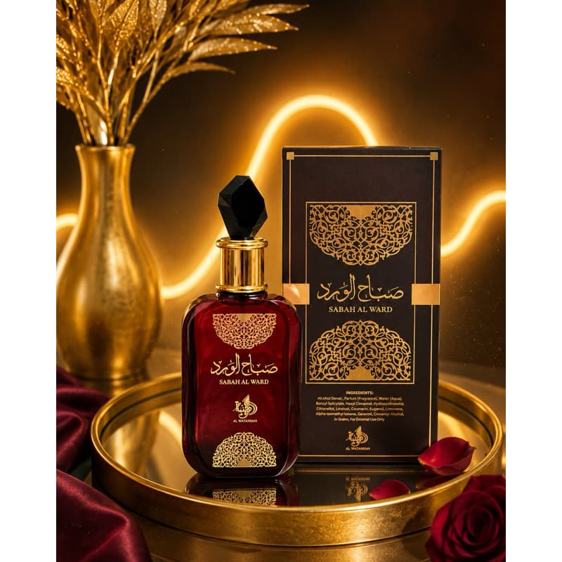 Perfume Sabah Al Ward Al Wataniah Árabe 100ml Feminino