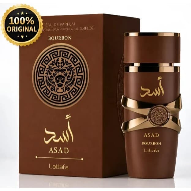 Perfume Árabe Lattafa Asad Bourbon 100ml Masculino