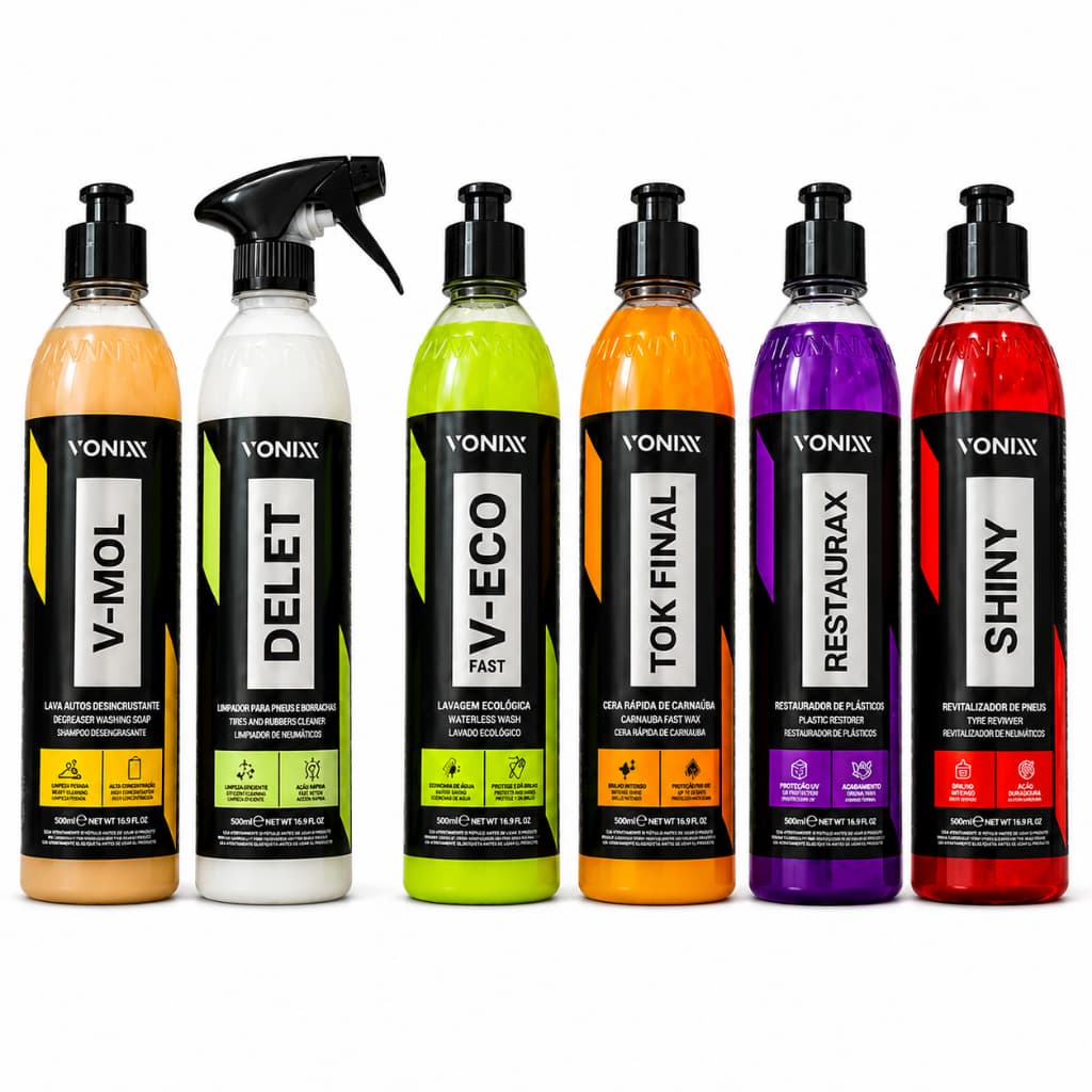 Kit Vonixx – Linha completa para lavar seu carro