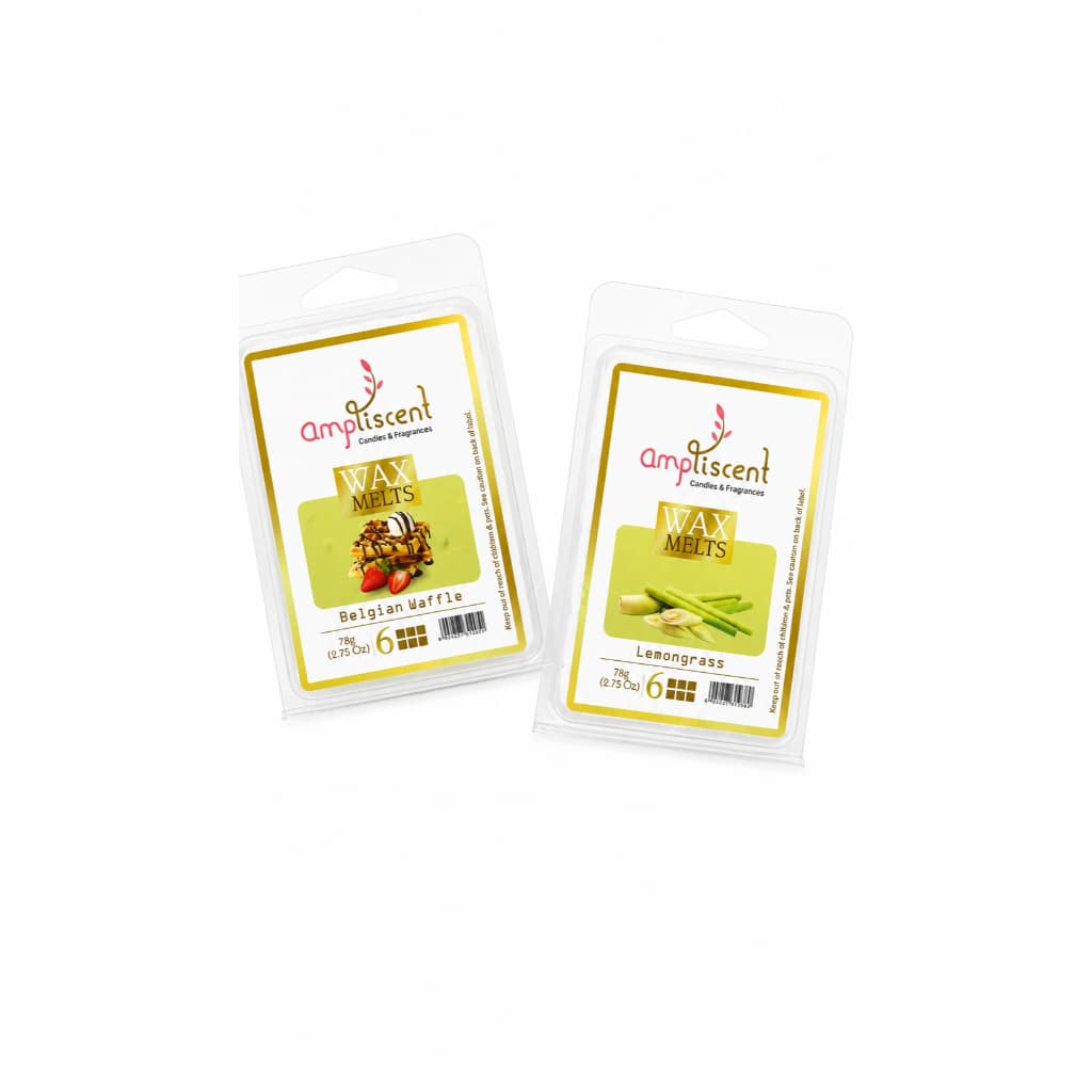 Wax Melts Ampliscent – Tabletes de Cera Aromática 78g-Belgian waffle+lemongrass