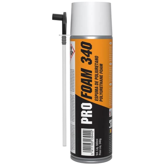 Espuma Expansiva De Poliuretano Multiuso 500ML/340G Pro Foam