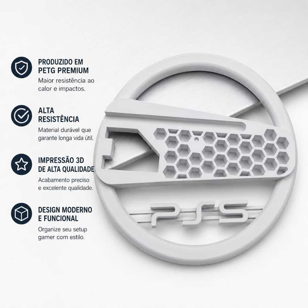 Suporte Base Vertical (PS5)| Suporte para Playstation 5 Reforçado