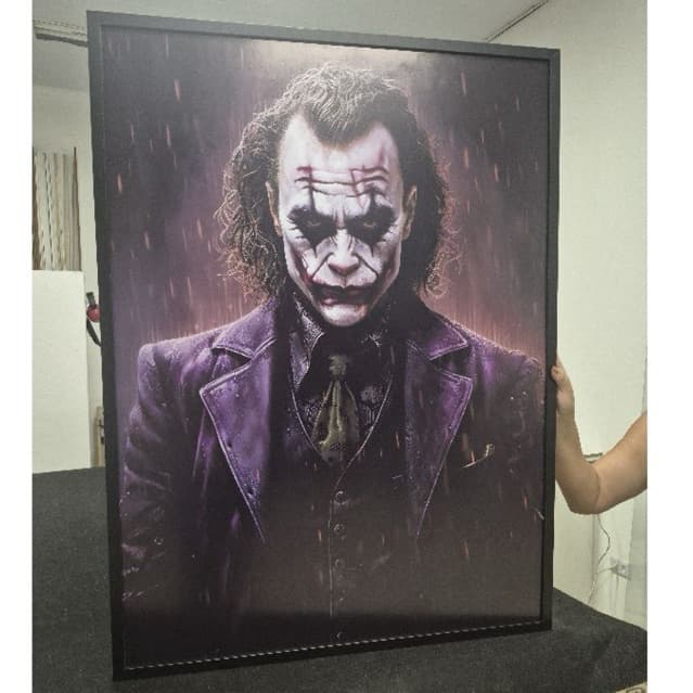 Quadro 120x80cm PERSONALIZADO com MOLDURA CAIXA ALTA(PODE ESCOLHER A COR).