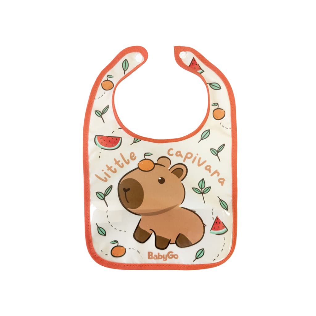 Babador Infantil Porta Migalhas Little Capivara BabyGo Dermiwil Bebê 6 a 12 Meses