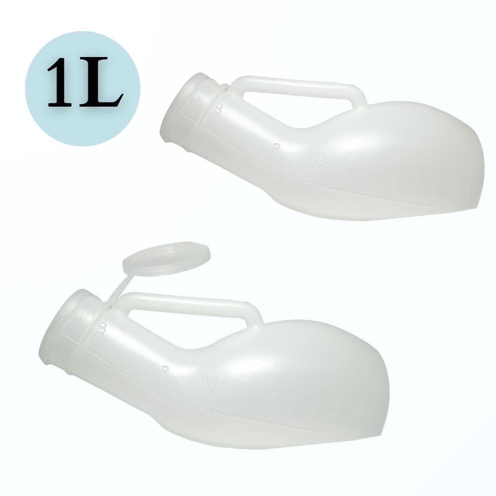 PAPAGAIO PLASTICO C/ TAMPA COLETOR DE URINA MASCULINO