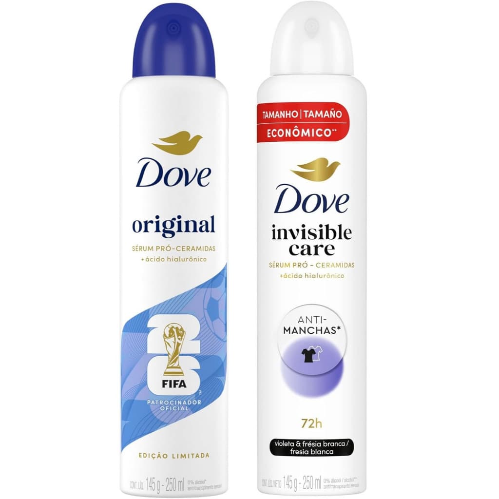 Dove Desodorante Antitranspirante Aerossol 250 ml