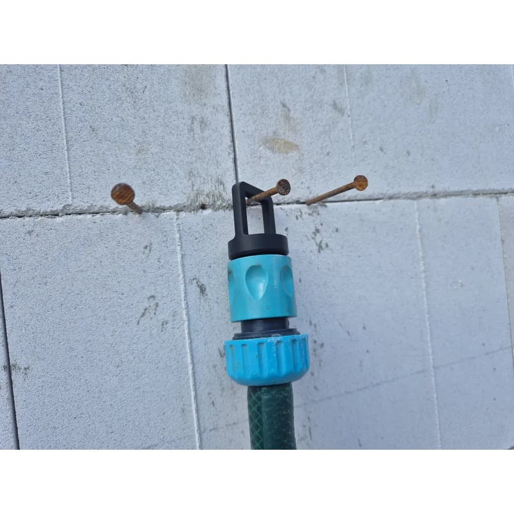 Suporte para Mangueira com Engate Rápido | Organizador de Mangueira de Jardim | Suporte de Parede