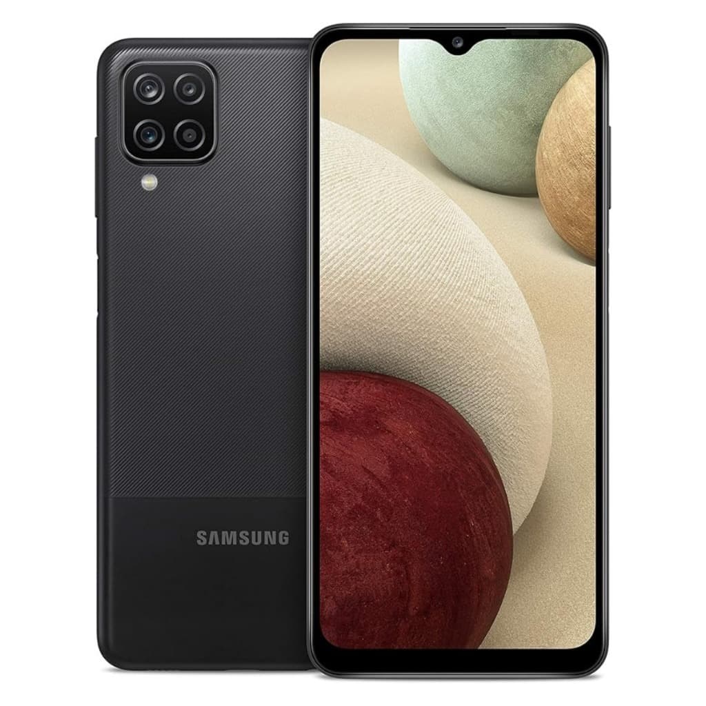 Celular Samsung Galaxy A12 4G Preto 64GB Câmera Quádrupla Celular Recondicionado Com Garantia - Estado: Bom