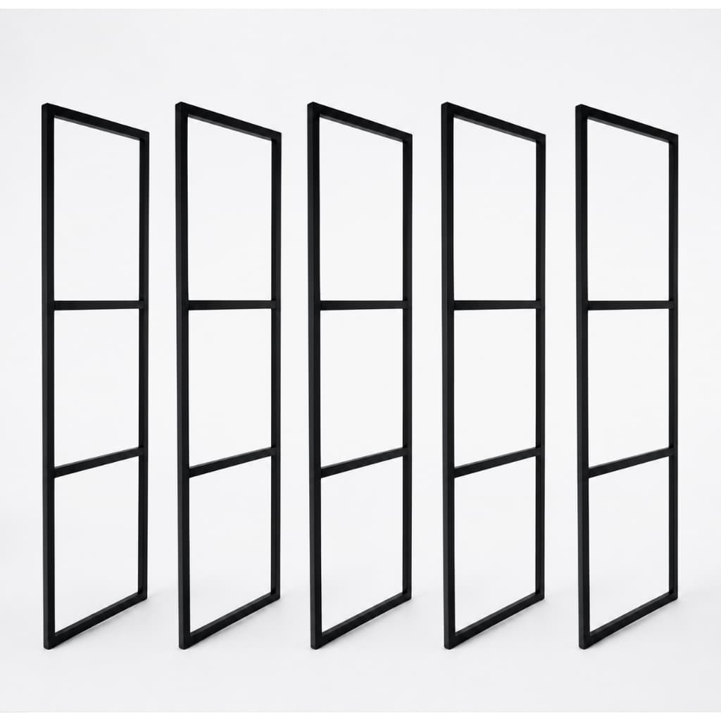 Suporte Prateleira Tripla Estilo Industrial Parede ou Teto 5 Peças 95x29cm Promoção