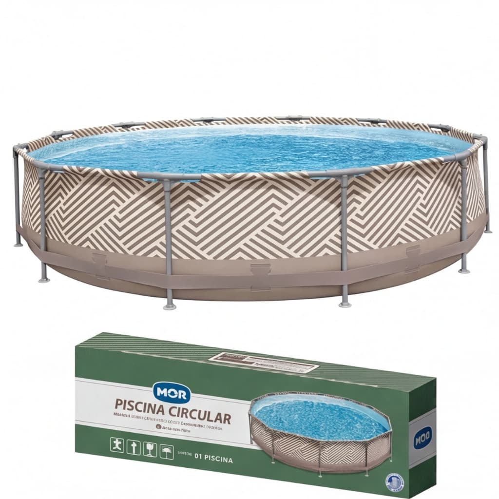 PISCINA REDONDA ESTRUTURAL 7200 LITROS MOR
