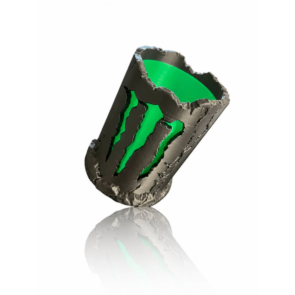 Porta Lata Monster + Porta Caneta, Design Exclusivo