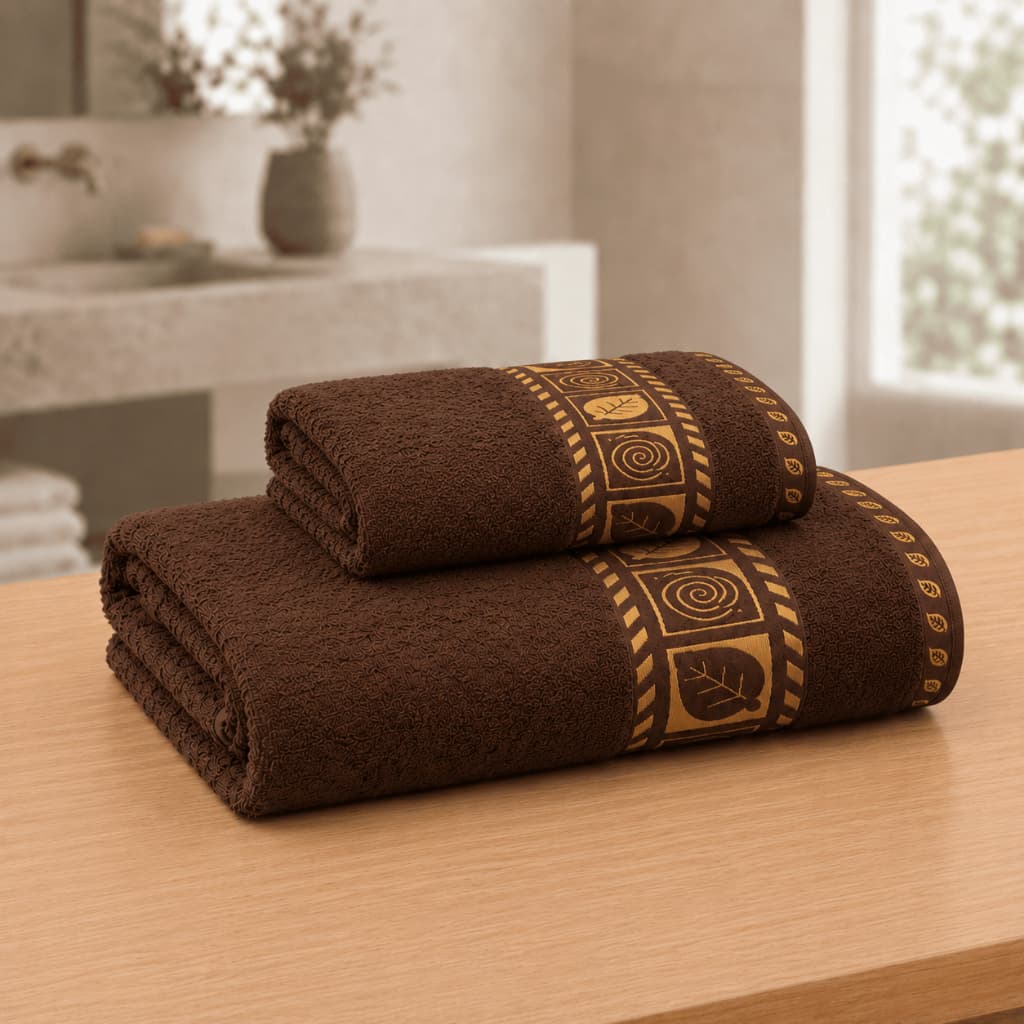 Kit Toalha Banho+Rosto 100% Algodão Premium Luxo