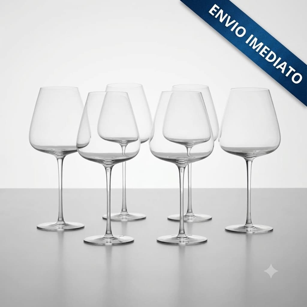 Jogo 6 Taças de Vinho 612ml