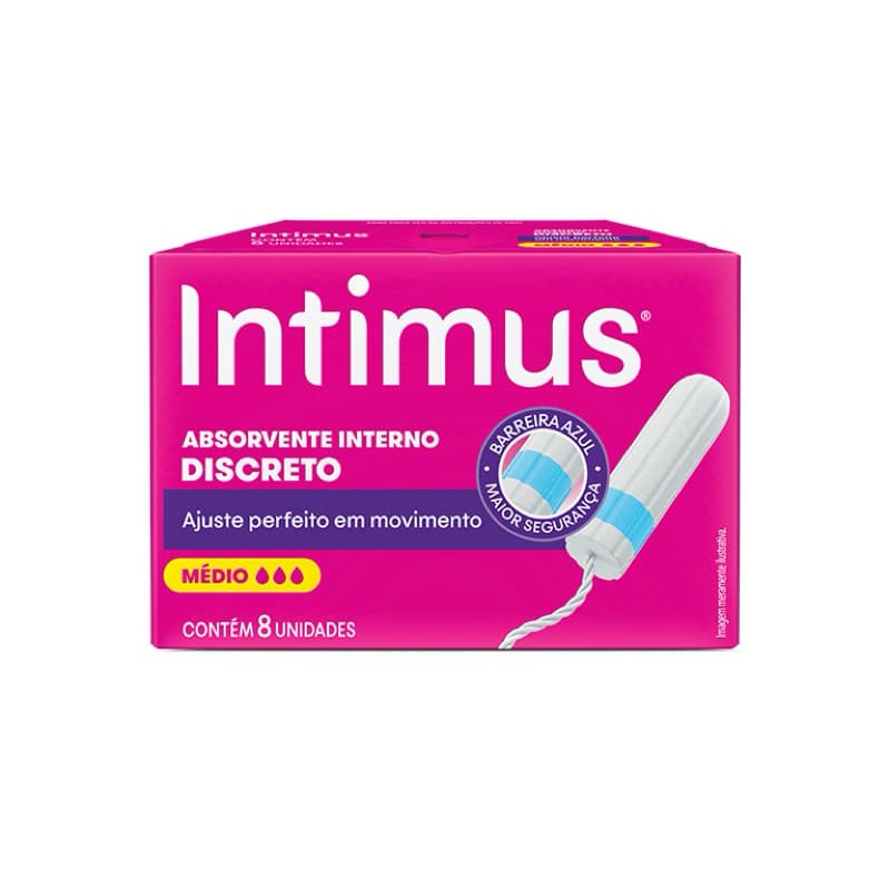 Absorvente Interno Intimus® Discreto Mini 8Un