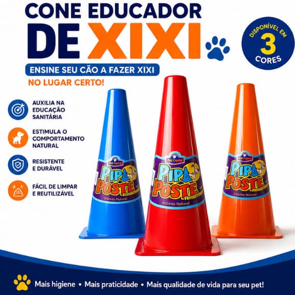 Postinho Para Cachorro pet xixi 3 Cores Educador sanitário