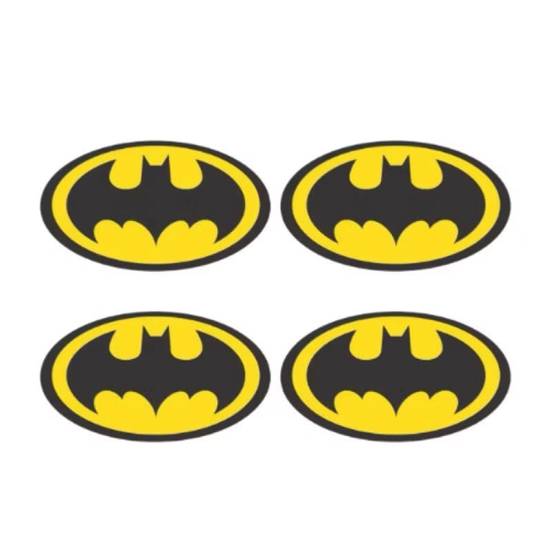 4 Adesivos Escudo Batman Decorativo Carro Moto Caminhao