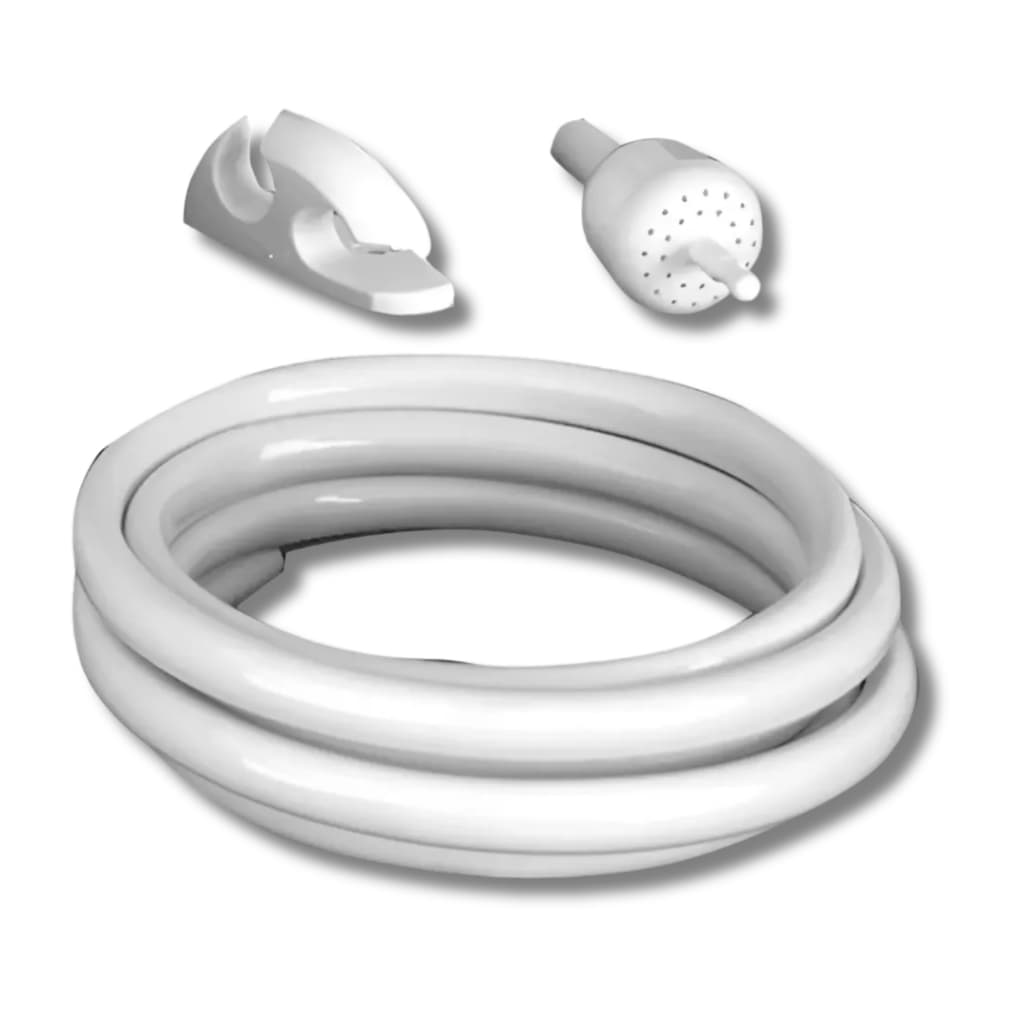Desviador Completo Para Duchas Elétricas Chuveirinho Branco Mangueira Completa LORENZETTI